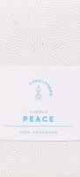 Свічка декоративна Candlehand Peace синя