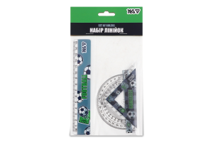 Набір лінійок Yes! Football 3пр