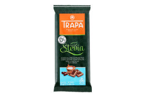 Шоколад молочний без цукру Stevia Trapa м/у 75г