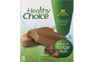 Healthy Choice Premium Fudge Bars - 6 CT