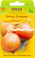 Насіння Цибуля ріпчаста Халцедон дражоване на стрічці 5м 2г Седос