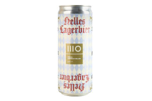 Пиво 330мл 4.7% світле нефільтроване непастеризоване Hellь German helles Шо brewery з/б
