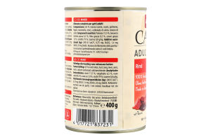 Корм д/котів з яловичиною 400г ж/б Карні