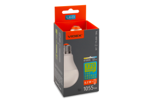 Лампа ЛЕД A60h 6,2W E27 4100K Videx