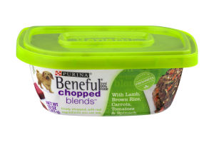 Purina Beneful Dog Food Chopped Blends Lamb, Brown Rice, Carrots, Tomatoes & Spinach