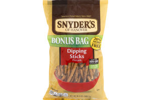 Snyder's of Hanover Pretzels Dipping Sticks Bonus Bag