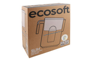 Фильтр-кувшин для воды айвори 3.5л №FMVSLIMWECO Slim Ecosoft 1шт