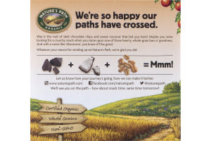 Nature's Path Crunchy Granola Bars Dark Chocolate Macaroon Crunch - 10 CT