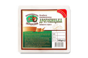Колбаса нарезка Дрогобычская Укрпромпостач-95 п/к в/с лоток 140г