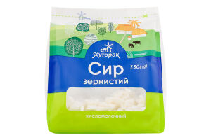 Творог зернистый нежирный Хуторок м/у 330г