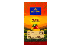 Чай чорний Thurson Mango з ароматом манго