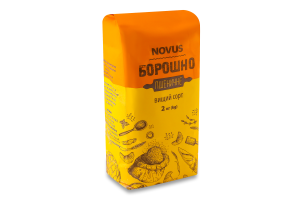 Борошно пшеничне Novus в/с м/у 2кг