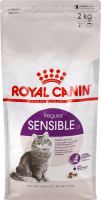 Корм сухий для котів від 1року з чутливим травленням Sensible Royal Canin м/у 2кг