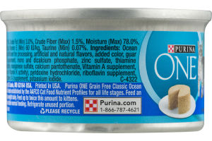 Purina One Grain Free Cat Food Ocean Whitefish Recipe