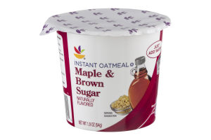 Ahold Instant Oatmeal Maple & Brown Sugar