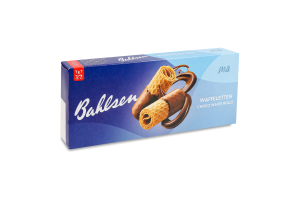Трубочки вафельные в молочном шоколаде Bahlsen к/у 100г