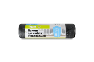 Пакеты для мусора универсальные 120л Fantee 10шт