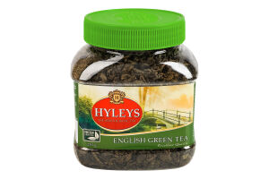 Чай зеленый байховый цельнолистовой Английский зеленый Hyleys п/б 230г