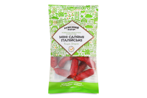 Ковбаски Міні салямі Італійські с/к в/г 100г М'ясний хутір