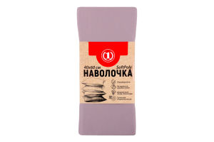 Наволочка пурпурно-рожева 40*60см ТМ "1"
