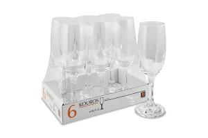 Келих скляний 185мл №96504-SC6B4X158 Kouros Uniglass 6шт