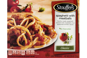 Stouffer's Classics Spaghetti With Meatballs