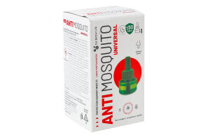 Рідина для фумігатора проти літаючих комах 30 ночей Universal Anti Mosquito 15.3мл