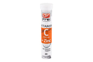 Вітаміни шипучі Dr.Frei Vitamin С+Zink