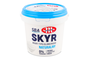 Йогурт Skyr натуральний 0% 500г відро Mlekovita