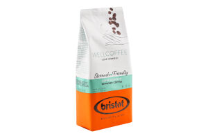 Кава Wellcoffee мелена смажена 200г м/у Bristot