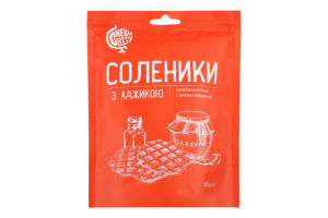 Снеки хрусткі з аджикою Соленики Снеки Світу д/п 85г