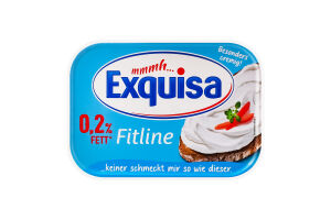 Сыр 0.2% сливочный Fitline Exquisa п/у 200г