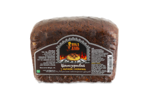 Хлеб нарезной формовой Цельнозерновой с семенами подсолнечника Riga Хліб м/у 480г