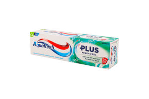 Паста зубна з фтором Fresh feel Plus Aquafresh 75мл