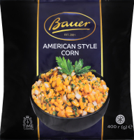 Суміш для смаження швидкозаморожена Кукурудза по-американськи Bauer м/у 400г