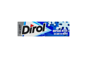 Резинка жевательная без сахара с подсластителями Морозная мята Dirol м/у 14г