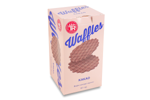 Виріб кондитерський борошняний. Вафлі солодкі без начинки пшеничні "Какао"