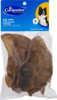 Companion Dog Treats Oven Roasted Pig Ears - 4 CT
