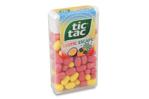 Драже со вкусом ананаса и маракуйи Exotic escape Tic Tac п/у 54г