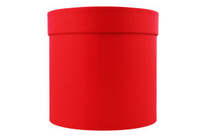 Коробка подарункова червона кругла 15*18см НК-29 Екстрафікс