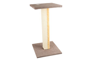 Дряпка-будинок д/котів Верховина коричнева 38*38*67см Lucky Pet