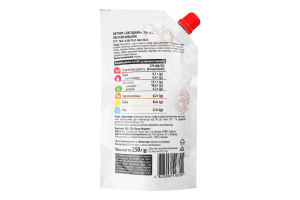 Кетчуп пастеризованный Нежный ТМ "1" д/п 250г