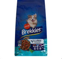 Корм для собак Brekkies с лососем и овощами сухой