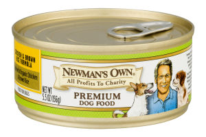 Newman's Own Chicken & Brown Rice Formula Premium Dog Food