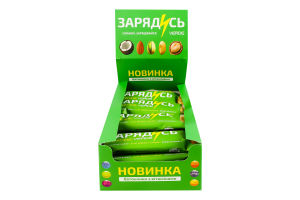 Батончик с гуараной, арахисом и белым шоколадом с подсластителями Зарядись энергией Verde м/у 30г