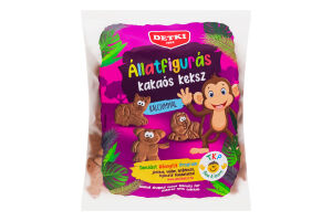 Печиво для дітей від 3років зі смаком какао Звірятки Detki м/у 160г