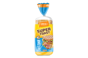 Хлеб нарезной светлый Тост Super toast Київхліб м/у 350г