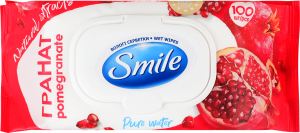 Салфетки влажные Гранат Natural extracts Smile 100шт