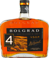 Бренді 0.5л 40% виноградний витриманий 4 роки VSOP Bolgrad пл