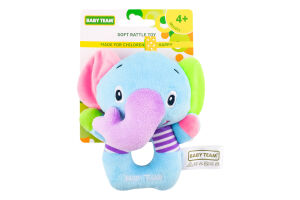 Іграшка-брязкальце Baby Team м'яка 4+